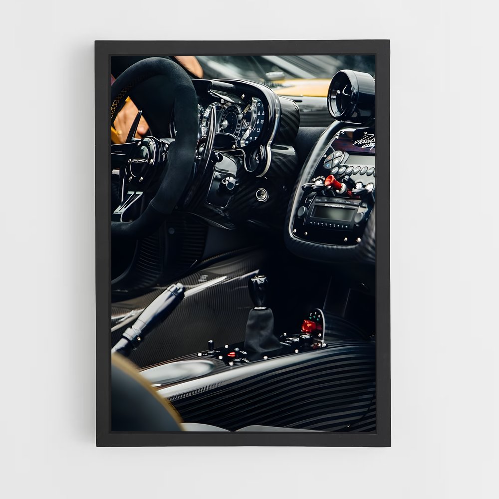 Poster Intérieur Zonda – affiche Pagani (vue 2)